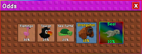 seal hatch rate